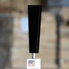 Picture of Tap Handle, Wood, STS Black / Silver