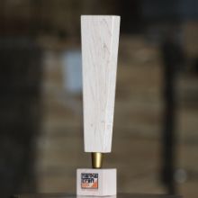 Picture of Tap Handle, Wood, STS Natural / Gold