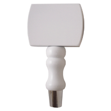 Picture of Tap Handle, Wood, T7000 on DTB Spindle White / Silver