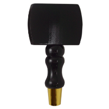 Picture of Tap Handle, Wood, T7000 on DTB Spindle Black / Gold